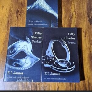 Fifty Shades paperback set by E L James